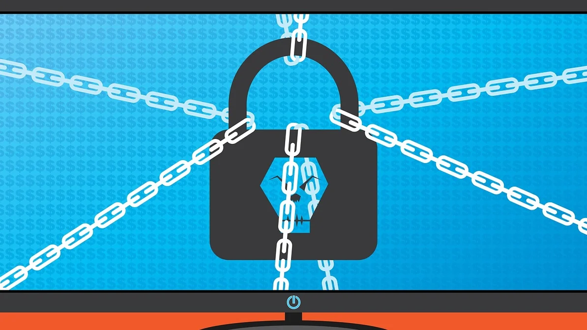 ransomware, cybersecurity, cyber, security, computer, technology, hacker, internet, privacy, protection, access, attack, safety, online, blue online, blue internet, blue…